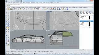 Rhino 3D와 자동차 모델링 - 85. 와이퍼 만들기 1