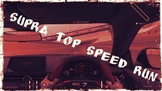 Toyota Supra Top Speed Run PS5