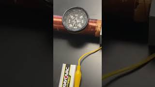 Compass goes crazy when battery is connected #science #physics