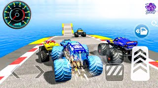 मॉन्स्टर ट्रक स्टंट गेम खेले | मॉन्सटर ट्रक वाला गेम | Monster Truck Stunt Racing - Android GamePlay