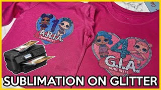 Sublimation on GLITTER | How To