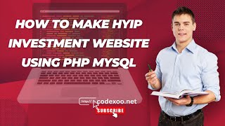 How to make HYIP investment website using PHP MySQL | Script free download