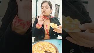 pizza lover girl🤤me vlog nhi bna sakti#khurai #bundelkhand #foodlover #tasty #shorts #trendingshorts