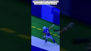 Texans vs Colts: Anthony Richardson 60 yard BOMB to Alex Pierce #football #nfl #shorts