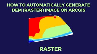 Raster image || how to generate raster image from ArcGIS, generate raster from xyz ||