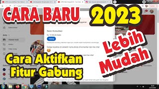 cara mengaktifkan fitur langganan youtube terbaru 2023