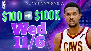 WINNING NBA Picks for Today's Games | Free Bets, Props & Predictions 11/6/24