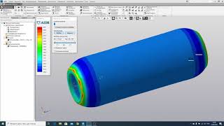 Компас 3D  Урок №6 - Дополнение расчета на прочность при помощи влияния температуры  #Компас3D