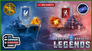 World of Warships: Legends ⚓️ - 🔴🔊 Live batalhas de frotas 2