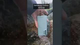 galaxy A73 5g water test #samsung #shorts