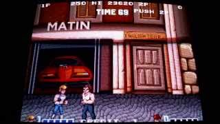 Arcade Classics on CRT tv (mame emulation) : Double Dragon