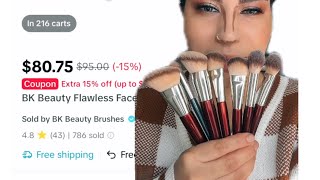 @BK Beauty Brushes are on sale and definitely worth trying 🙌 10/10👌@Lisajmakeup