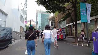 [4K🇰🇷] 여름날 명동거리 걷기(무편집) walking around myeongdong ,Seoul, Korea