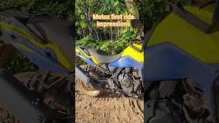 Motoz Dualventure & Rallz First Ride Impressions #motorcycle #adventure #tire #tyre