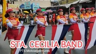 STA.  CECILIA BAND - Tanza Town Fiesta Marching Band Parade 2024