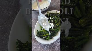 Broccoli with tahini sauce | healthy food | بروكولي بالفرن مع صوص طحينة