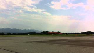 39° Avioraduno biella 2012 Piper L4 volo in coppia video 1