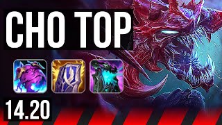 CHO'GATH vs JAX (TOP) | Dominating | KR Diamond | 14.20