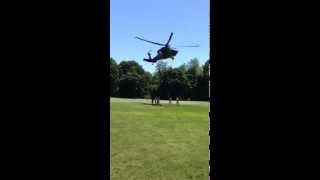 West Point Cadets rappelling at Air Assault School #01