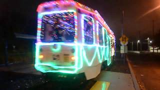 SEPTA's Christmas Trolley Departing from Island ave/ 80th street Eastwick Loop