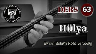 DERS 63 Bağlamayla nasıl eşlik yapılır.Hülya Nota ve Solfej