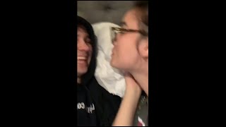 Natalie kisses David (David Dobrik Instagram Stories Part  8)