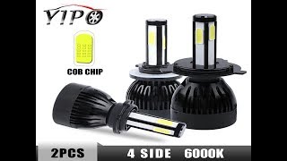 H4 led headlight 9004 9007 H13 H15 cob auto Car Bulb 6000K