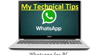 How to use Whatsapp on pc without bluestacks (use Whatsapp on ||laptop ||MacBook|| computer||