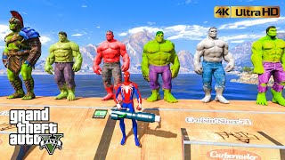 GTA 5 Epic Ragdolls RED SPIDERMAN VS PINK MINION VS SUPER HERO(Euphoria Physics & Funny Fails)E.161