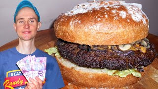 £100 GIANT BURGER CHALLENGE IN SCOTLAND (5-Year-Old Record Broken?!)