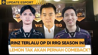 RINZ Buat LEMON Tak Mau COMEBACK? PAK AP Berikan KEBEBASAN Untuk LEMON Sepenuhnya Di RRQ