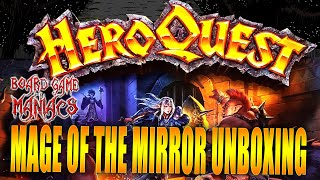 Hero Quest - Unboxing The Mage of the Mirror Quest Pack - Adventure Saturdays - BoardGameManiacs