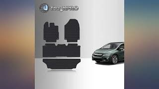 TOUGHPRO Floor Mats Accessories Set 1st + 2nd + 3rd Row Compatible with Honda review