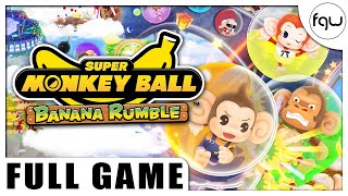 SUPER MONKEY BALL BANANA RUMBLE Co-op Gameplay Playthrough FULL GAME (Switch 4K 60FPS)