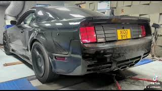 Saleen V8 Mustang Dyno Power Run - LOUD