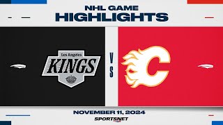 NHL Highlights | Kings vs. Flames - November 11, 2024