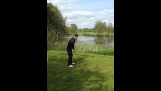 7th hole Par 3 200 yard carry over water at Mentmore Golf Club