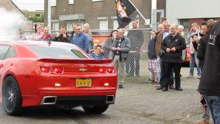 Exotic Car Tour 2014, Chevrolet Camaro SS GMPP BURNOUT!!