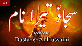 Ronay Ke Liye Kafi Hai Sajjad (a.s) Tera Naam - Dasta-e-Al Hussaini