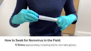 How to Swab for Norovirus: Environmental Surface Sampling