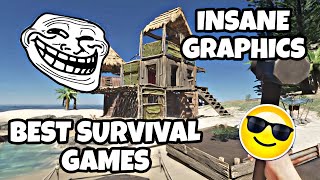 BEST 3 SURVIVAL GAMES FOR ANDROID [ 2023 ] [ INSANE GRAPHICS ] LINK  IN DESCRIPTION. 😎😎