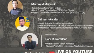 LIVE WEBINAR #37 : Menelusuri Jejak Islam di Cimahi dan Kabupaten Bandung Barat, Jawa Barat