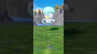 Evolving SHINY Quaxly into Quaxwell on Pokemon Scarlet Violet #shiny