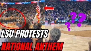 GAMECHANGER: LSU Women's Basketball Protest Before National Anthem Ends in Defeat