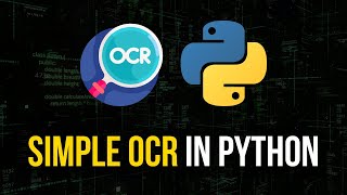 Simple OCR in Python with easyocr