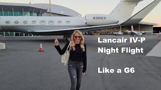 Lancair Pilot-[Gulfstream G6],Night Flight, St Augustine - Spruce Creek, w HondaJet, Piper M600, 4P