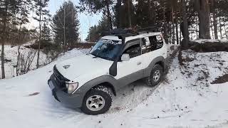 Land Cruiser Prado. Прокатка внедорожной трассы. OffRoad