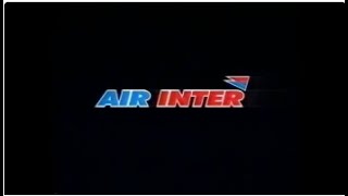 PUBLICITÉS COMPAGNIE AÉRIENNE GROUPE AIR FRANCE UTA AIR INTER EUROPE (1971-2002)