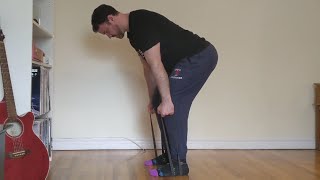 Bent-Over Row with Resistance Band