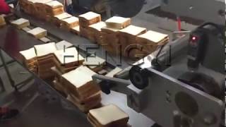 Chess bread full automatic packing machine from HENGYI